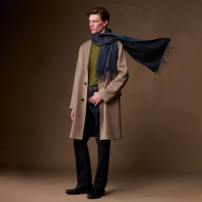 1 エルメス マフラー 新品タグ付き ネイビー×イエロー 1エルメス